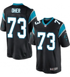 Nike Panthers #73 Michael Oher Black Team Color Mens Stitched NFL Elite Jersey Nike Panthers #73 Michael Oher Black Team Color Mens Stitched NFL Elite Jersey