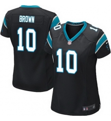 Nike Panthers #10 Philly Brown Black Team Color Women Stitched NFL Jersey Nike Panthers #10 Philly Brown Black Team Color Women Stitched NFL Jersey