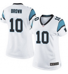 Nike Panthers #10 Philly Brown White Team Color Women Stitched NFL Jersey Nike Panthers #10 Philly Brown White Team Color Women Stitched NFL Jersey