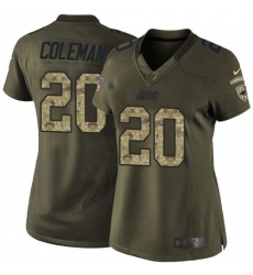 Nike Panthers #20 Kurt Coleman Green Womens Stitched NFL Limited Salute to Service Jersey Nike Panthers #20 Kurt Coleman Green Womens Stitched NFL Limited Salute to Service Jersey