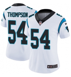 Nike Panthers #54 Shaq Thompson White Womens Stitched NFL Vapor Untouchable Limited Jersey Nike Panthers #54 Shaq Thompson White Womens Stitched NFL Vapor Untouchable Limited Jersey