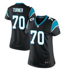 Nike Panthers #70 Trai Turner Black Team Color Womens Stitched NFL Elite Jersey Nike Panthers #70 Trai Turner Black Team Color Womens Stitched NFL Elite Jersey
