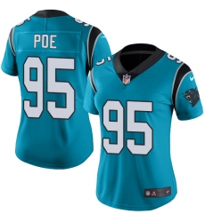 Nike Panthers #95 Dontari Poe Blue Alternate Womens Stitched NFL Vapor Untouchable Limited Jersey Nike Panthers #95 Dontari Poe Blue Alternate Womens Stitched NFL Vapor Untouchable Limited Jersey