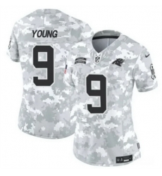 Women Carolina Panthers 9 Bryce Young 2024 F U S E Arctic Camo Salute To Service Limited Stitched Football Jersey Women Carolina Panthers 9 Bryce Young 2024 F U S E Arctic Camo Salute To Service Limited Stitched Football Jersey