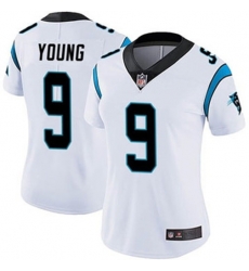 Women Carolina Panthers 9 Bryce Young White 2024 Vapor Limited Stitched Football Jersey Women Carolina Panthers 9 Bryce Young White 2024 Vapor Limited Stitched Football Jersey