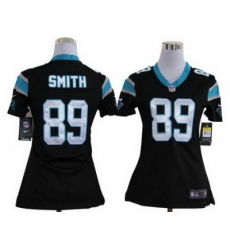 Women Nike Carolina Panthers #89 Steve Smith Black Nike NFL Jerseys Women Nike Carolina Panthers #89 Steve Smith Black Nike NFL Jerseys