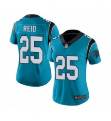 Womens Carolina Panthers 25 Eric Reid Limited Blue Rush Vapor Untouchable Football Jersey Womens Carolina Panthers 25 Eric Reid Limited Blue Rush Vapor Untouchable Football Jersey