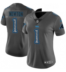 Womens Nike Carolina Panthers 1 Cam Newton Gray Static Vapor Untouchable Limited NFL Jersey Womens Nike Carolina Panthers 1 Cam Newton Gray Static Vapor Untouchable Limited NFL Jersey