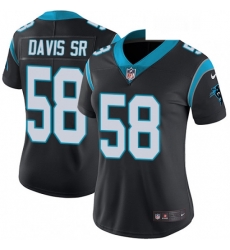 Womens Nike Carolina Panthers 58 Thomas Davis Elite Black Team Color NFL Jersey Womens Nike Carolina Panthers 58 Thomas Davis Elite Black Team Color NFL Jersey