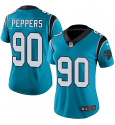 Womens Nike Carolina Panthers 90 Julius Peppers Limited Blue Rush Vapor Untouchable NFL Jersey Womens Nike Carolina Panthers 90 Julius Peppers Limited Blue Rush Vapor Untouchable NFL Jersey