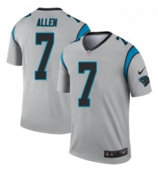Kyle Allen Youth Carolina Panthers Nike Inverted Silver Jersey Legend Kyle Allen Youth Carolina Panthers Nike Inverted Silver Jersey Legend