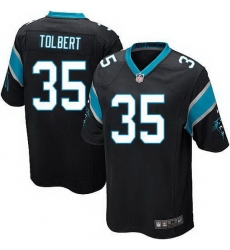Nike Panthers #35 Mike Tolbert Black Team Color Youth Stitched NFL Elite Jersey Nike Panthers #35 Mike Tolbert Black Team Color Youth Stitched NFL Elite Jersey