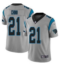 Youth Nike Carolina Panthers 21 Jeremy Chinn Silver Stitched NFL Limited Inverted Legend Jersey Youth Nike Carolina Panthers 21 Jeremy Chinn Silver Stitched NFL Limited Inverted Legend Jersey