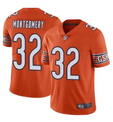 Bears 32 David Montgomery Orange Men Stitched Football Limited Rush Jersey Bears 32 David Montgomery Orange Men Stitched Football Limited Rush Jersey