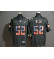 Bears 52 Khalil Mack 2019 Black Salute To Service USA Flag Fashion Limited Jersey Bears 52 Khalil Mack 2019 Black Salute To Service USA Flag Fashion Limited Jersey