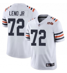 Bears 72 Charles Leno Jr White Alternate Men Stitched Football Vapor Untouchable Limited 100th Season Jersey Bears 72 Charles Leno Jr White Alternate Men Stitched Football Vapor Untouchable Limited 100th Season Jersey