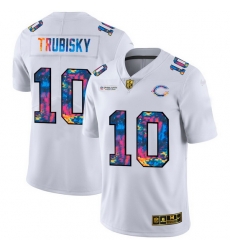 Chicago Bears 10 Mitchell Trubisky Men White Nike Multi Color 2020 NFL Crucial Catch Limited NFL Jersey Chicago Bears 10 Mitchell Trubisky Men White Nike Multi Color 2020 NFL Crucial Catch Limited NFL Jersey