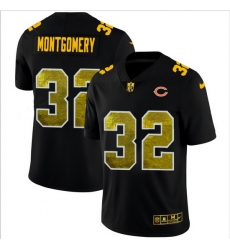 Chicago Bears 32 David Montgomery Men Black Nike Golden Sequin Vapor Limited NFL Jersey Chicago Bears 32 David Montgomery Men Black Nike Golden Sequin Vapor Limited NFL Jersey