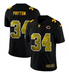 Chicago Bears 34 Walter Payton Men Black Nike Golden Sequin Vapor Limited NFL Jersey Chicago Bears 34 Walter Payton Men Black Nike Golden Sequin Vapor Limited NFL Jersey