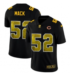 Chicago Bears 52 Khalil Mack Men Black Nike Golden Sequin Vapor Limited NFL Jersey Chicago Bears 52 Khalil Mack Men Black Nike Golden Sequin Vapor Limited NFL Jersey
