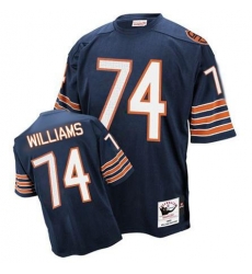 Chicago Bears 74 Chris Williams mitchelland blue Chicago Bears 74 Chris Williams mitchelland blue