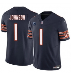 Men Chicago Bears 1 Jaylon Johnson Navy 2024 F U S E With 1 Star C Patch Vapor Untouchable Limited Stitched Football Jersey Men Chicago Bears 1 Jaylon Johnson Navy 2024 F U S E With 1 Star C Patch Vapor Untouchable Limited Stitched Football Jersey