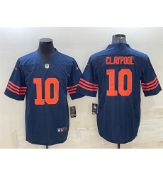 Men Chicago Bears 10 Chase Claypool Navy Color Rush Limited Stitched Football Jersey Men Chicago Bears 10 Chase Claypool Navy Color Rush Limited Stitched Football Jersey