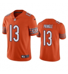 Men Chicago Bears 13 Byron Pringle Orange Vapor Untouchable Limited Stitched Football Jersey Men Chicago Bears 13 Byron Pringle Orange Vapor Untouchable Limited Stitched Football Jersey