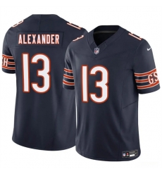 Men Chicago Bears 13 Maurice Alexander Navy 2025 F U S E  Vapor Untouchable Limited Stitched Football Jersey