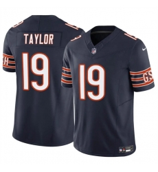 Men Chicago Bears 19 Tory Taylor Navy 2023 F U S E Vapor Stitched Football Jersey Men Chicago Bears 19 Tory Taylor Navy 2023 F U S E Vapor Stitched Football Jersey
