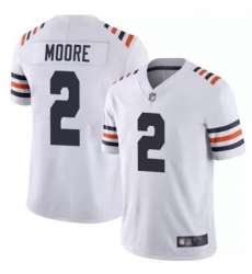 Men Chicago Bears 2 DJ Moore White Vapor Limited Stitched NFL Jersey Men Chicago Bears 2 DJ Moore White Vapor Limited Stitched NFL Jersey