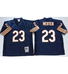 Men Chicago Bears 23 Devin Hester Navy M&N Throwback Jersey Men Chicago Bears 23 Devin Hester Navy M&N Throwback Jersey