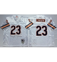 Men Chicago Bears 23 Devin Hester White M&N Throwback Jersey Men Chicago Bears 23 Devin Hester White M&N Throwback Jersey