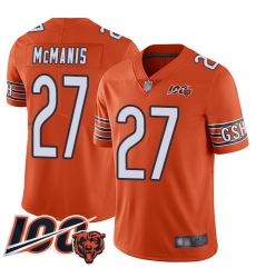 Men Chicago Bears 27 Sherrick McManis Orange Alternate 100th Season Limited Football Jersey Men Chicago Bears 27 Sherrick McManis Orange Alternate 100th Season Limited Football Jersey