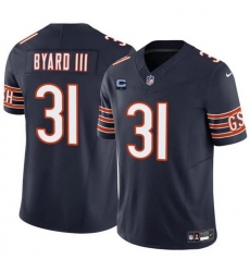 Men Chicago Bears 31 Kevin Byard III Navy 2024 F U S E With 1 Star C Patch Vapor Untouchable Limited Stitched Football Jersey Men Chicago Bears 31 Kevin Byard III Navy 2024 F U S E With 1 Star C Patch Vapor Untouchable Limited Stitched Football Jersey