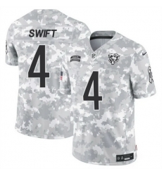 Men Chicago Bears 4 D 27Andre Swift 2024 F U S E Arctic Camo Salute To Service Limited Stitched Football Jersey Men Chicago Bears 4 D 27Andre Swift 2024 F U S E Arctic Camo Salute To Service Limited Stitched Football Jersey