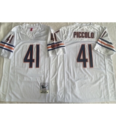 Men Chicago Bears 41 Brian Piccolo White Limited Stitched Football Jersey Men Chicago Bears 41 Brian Piccolo White Limited Stitched Football Jersey
