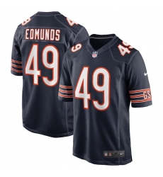 Men Chicago Bears 49 Tremaine Edmunds Navy Vapor untouchable Limited Stitched Jersey Men Chicago Bears 49 Tremaine Edmunds Navy Vapor untouchable Limited Stitched Jersey