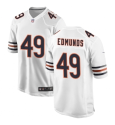 Men Chicago Bears 49 Tremaine Edmunds White Vapor untouchable Limited Stitched Jersey Men Chicago Bears 49 Tremaine Edmunds White Vapor untouchable Limited Stitched Jersey