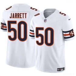 Men Chicago Bears 50 Grady Jarrett White 2025 F U S E  Vapor Stitched Football Jersey