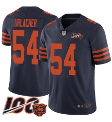 Men Chicago Bears 54 Brian Urlacher Limited Navy Blue Rush Vapor Untouchable 100th Season Football Jersey Men Chicago Bears 54 Brian Urlacher Limited Navy Blue Rush Vapor Untouchable 100th Season Football Jersey