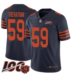 Men Chicago Bears 59 Danny Trevathan Limited Navy Blue Rush Vapor Untouchable 100th Season Football Jersey Men Chicago Bears 59 Danny Trevathan Limited Navy Blue Rush Vapor Untouchable 100th Season Football Jersey