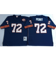 Men Chicago Bears 72 William Perry Navy M&N Throwback Jersey Men Chicago Bears 72 William Perry Navy M&N Throwback Jersey