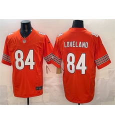 Men Chicago Bears 84 Colston Loveland Orange 2025 Draft F U S E  Vapor Untouchable Limited Stitched Football Jersey