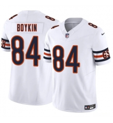 Men Chicago Bears 84 Miles Boykin White 2025 F U S E Vapor Untouchable Limited Stitched Football Jersey Men Chicago Bears 84 Miles Boykin White 2025 F U S E Vapor Untouchable Limited Stitched Football Jersey