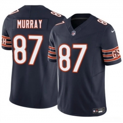 Men Chicago Bears 87 Jordan Murray Navy 2025 F U S E  Vapor Stitched Football Jersey