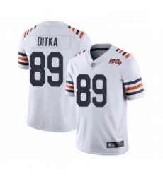 Mens Chicago Bears 89 Mike Ditka White 100th Season Limited Football Jersey Mens Chicago Bears 89 Mike Ditka White 100th Season Limited Football Jersey