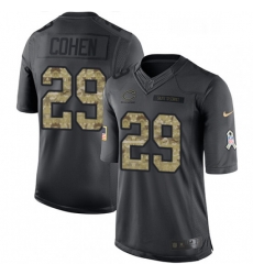 Mens Nike Chicago Bears 29 Tarik Cohen Limited Black 2016 Salute to Service NFL Jersey Mens Nike Chicago Bears 29 Tarik Cohen Limited Black 2016 Salute to Service NFL Jersey