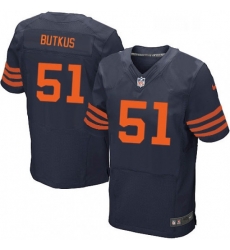 Mens Nike Chicago Bears 51 Dick Butkus Elite Navy Blue Alternate NFL Jersey Mens Nike Chicago Bears 51 Dick Butkus Elite Navy Blue Alternate NFL Jersey