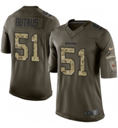 Mens Nike Chicago Bears 51 Dick Butkus Limited Green Salute to Service NFL Jersey Mens Nike Chicago Bears 51 Dick Butkus Limited Green Salute to Service NFL Jersey